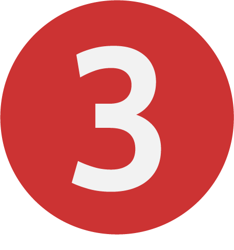 3 icon red